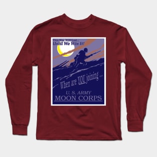 US Army Moon Corps Long Sleeve T-Shirt